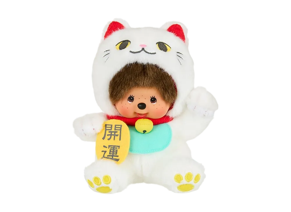 Sekiguchi Maneki-neko Monchhichi S Size White