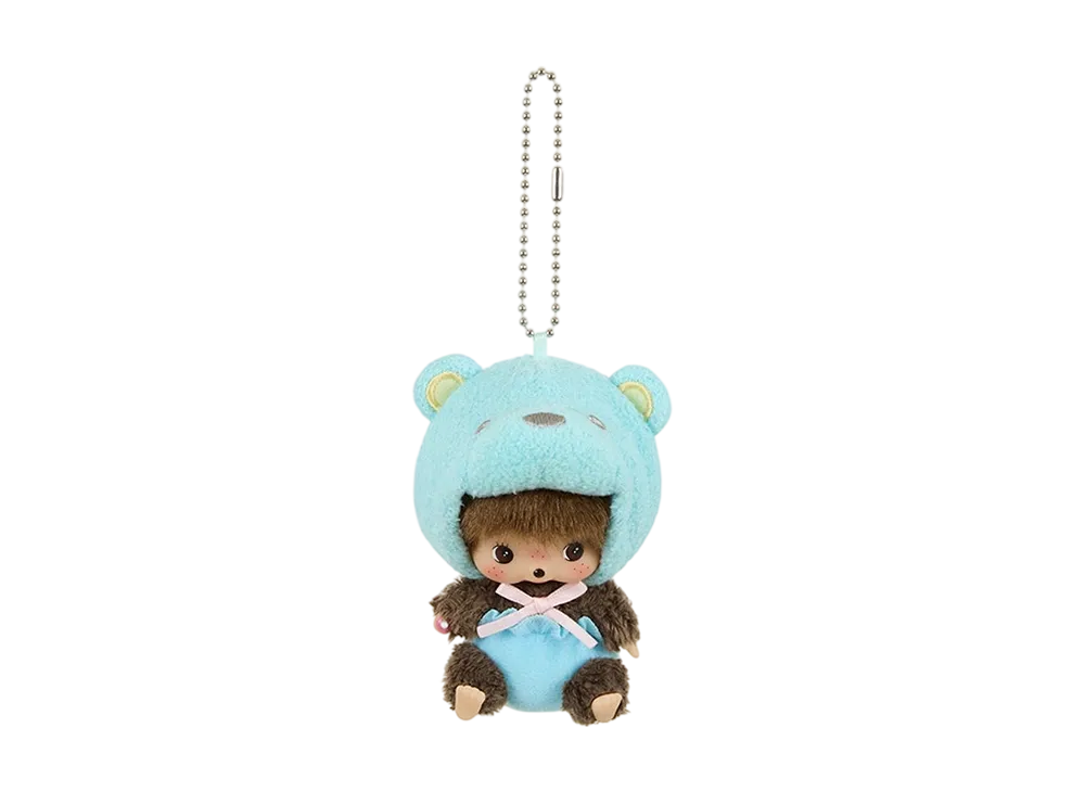Sekiguchi Animal Bebichhichi SS Kao-deka Keychain Bear