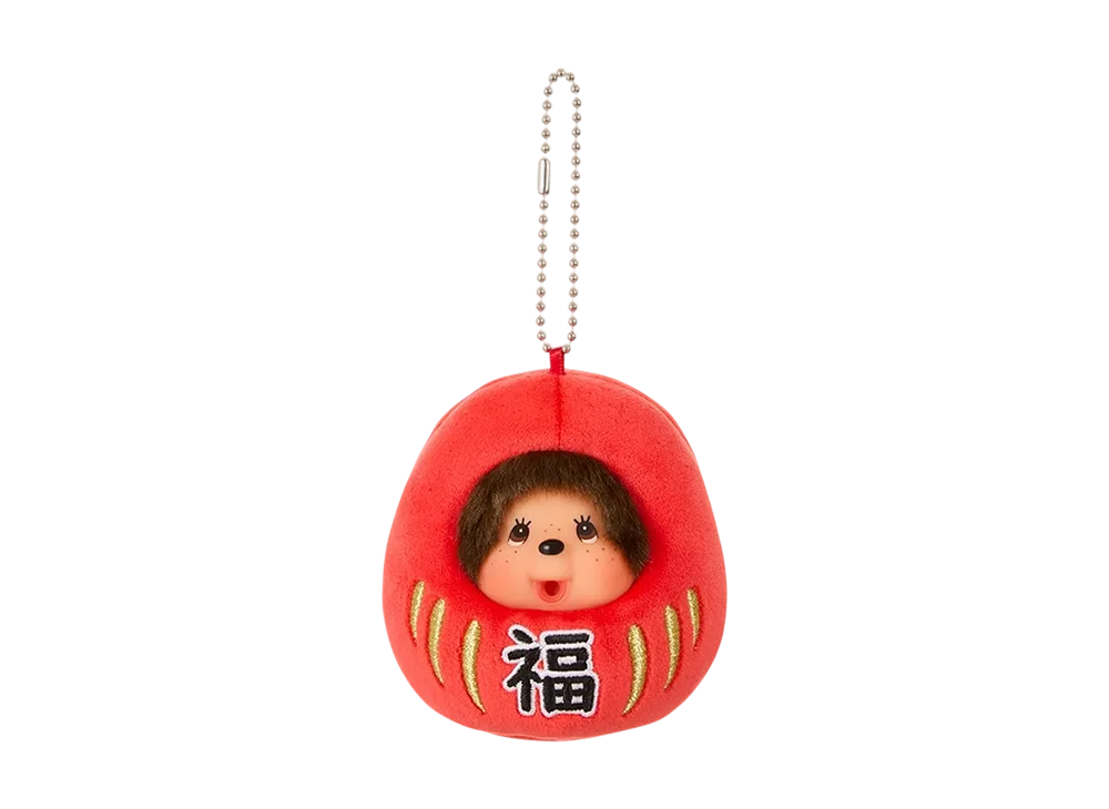 Sekiguchi Daruma Monchhichi SS Size Keychain