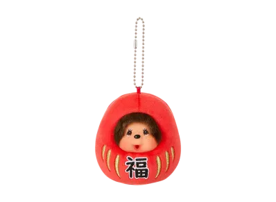 Sekiguchi Daruma Monchhichi SS Size Keychain