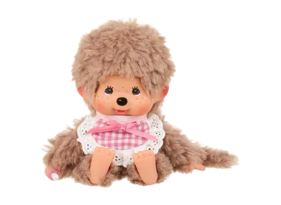 Sekiguchi Mokomoko Sweet Brown Monchhichi Pink
