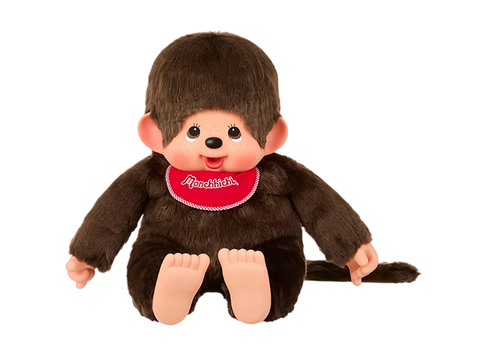Sekiguchi "Premium Standard" Monchhichi 2L Size Brown Boy