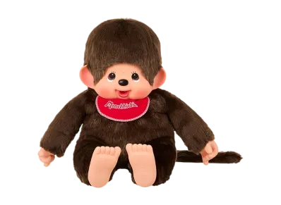 Sekiguchi "Premium Standard" Monchhichi 2L Size Brown Boy