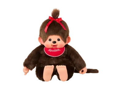 Sekiguchi "Premium Standard" Monchhichi 2L Size Brown Girl