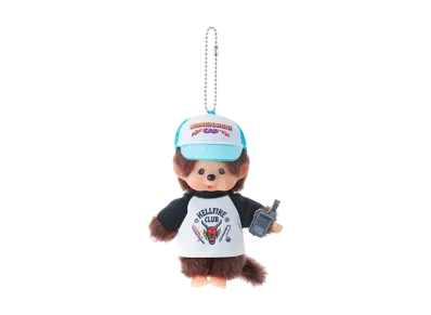 Sekiguchi Monchhichi x Stranger Things Monchhichi Keychain (Hellfire Club)
