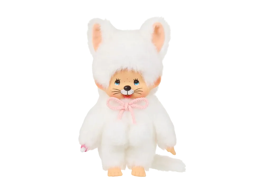 Sekiguchi 20cm Animal Monchhichi White Cat