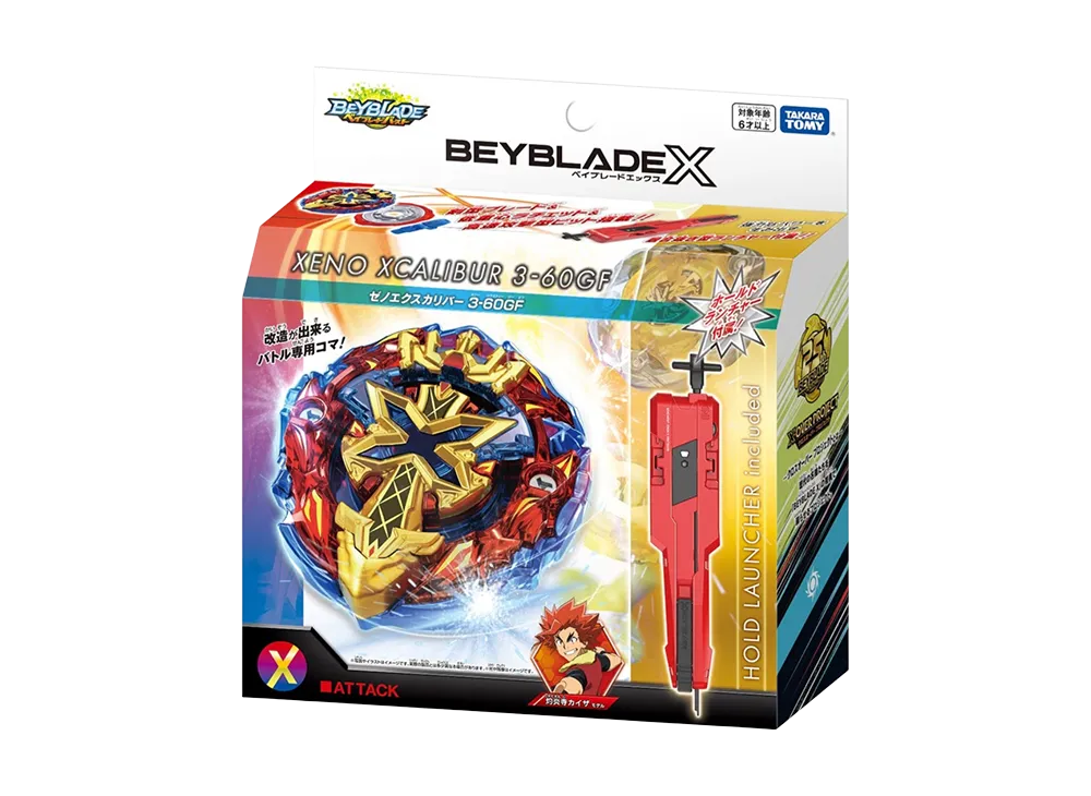 TAKARA TOMY "BEYBLADE X" BX-00 Xeno Excalibur 3-60GF