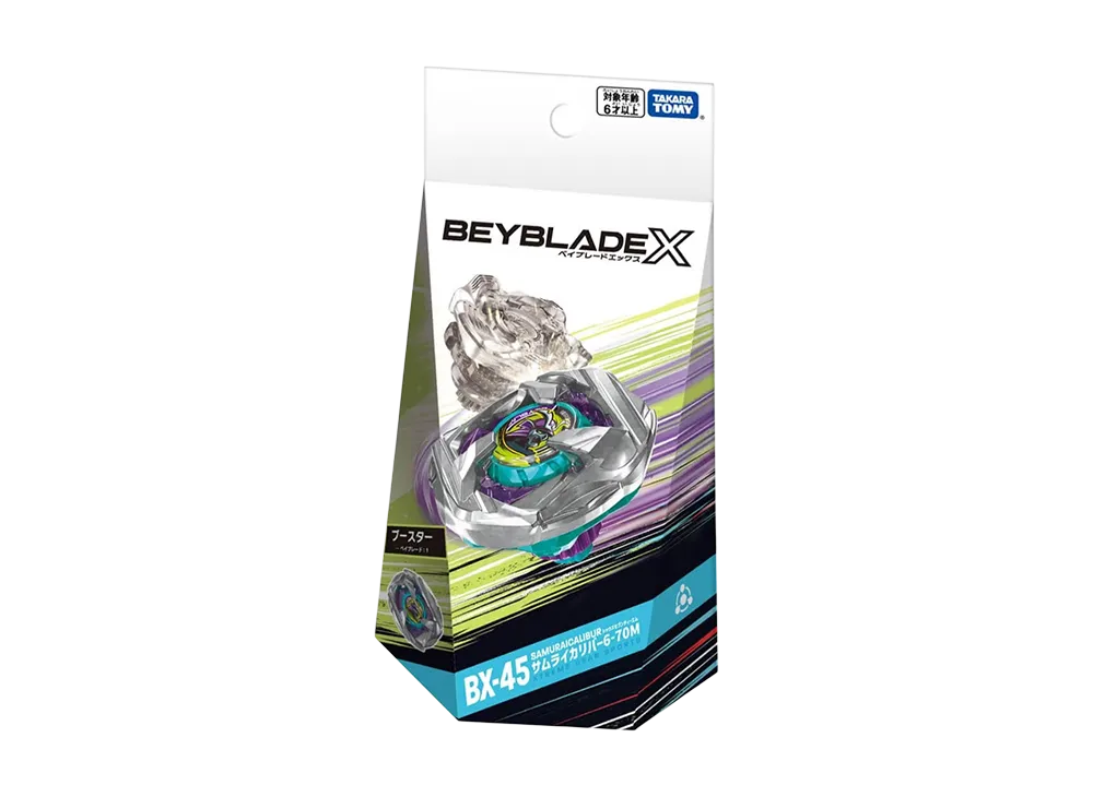 TAKARA TOMY "BEYBLADE X" BX-45 Samurai Caliber 6-70M