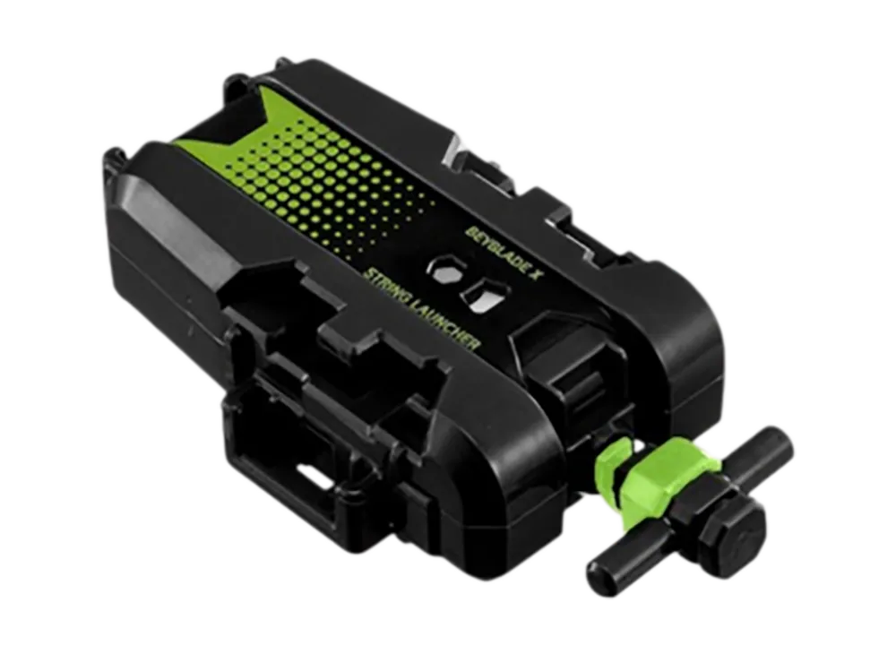 TAKARA TOMY "BEYBLADE X" BX-51 String Launcher Black x Green