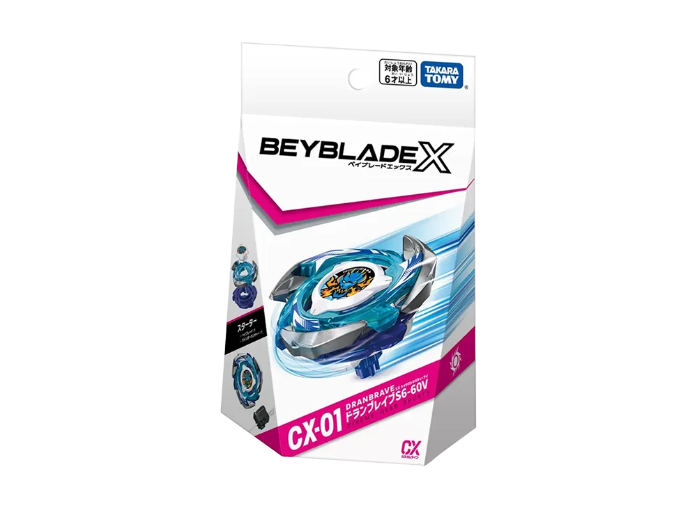 TAKARA TOMY "BEYBLADE X" CX-01 Drive Brave S6-60V