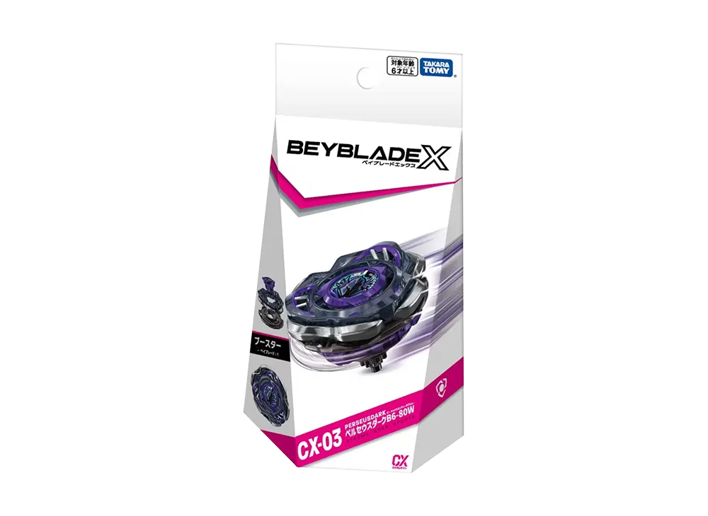 TAKARA TOMY "BEYBLADE X" CX-03 Perseus Dark B6-80W