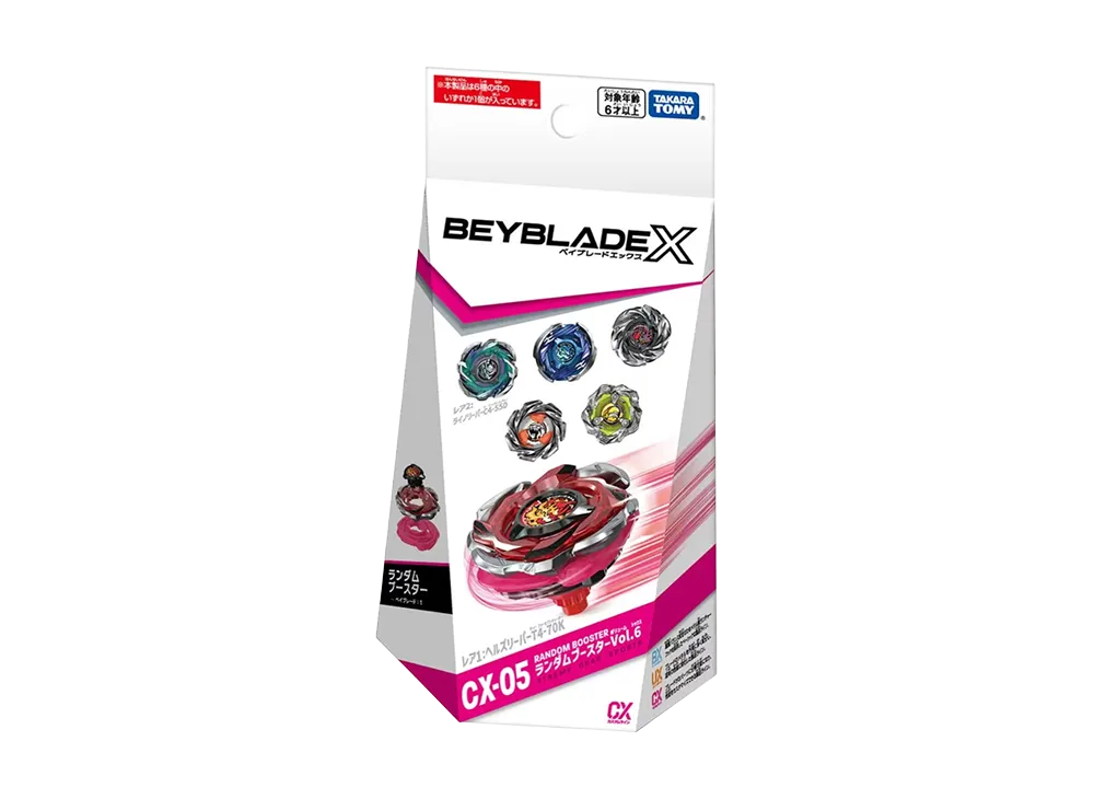 TAKARA TOMY "BEYBLADE X" CX-05 Random Booster Vol.6 - ¥