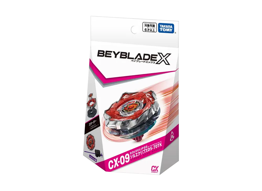 TAKARA TOMY "BEYBLADE X" CX-09 Sol Eclipse D5-70TK - ¥