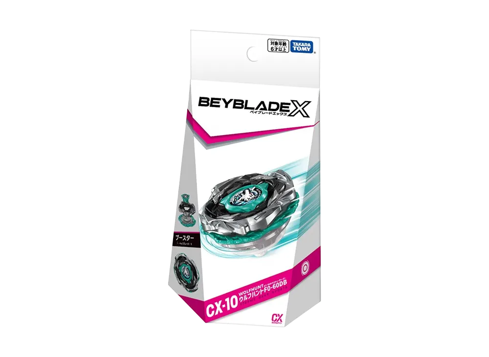 TAKARA TOMY "BEYBLADE X" CX-10 Wolf Hunt F0-60DB
