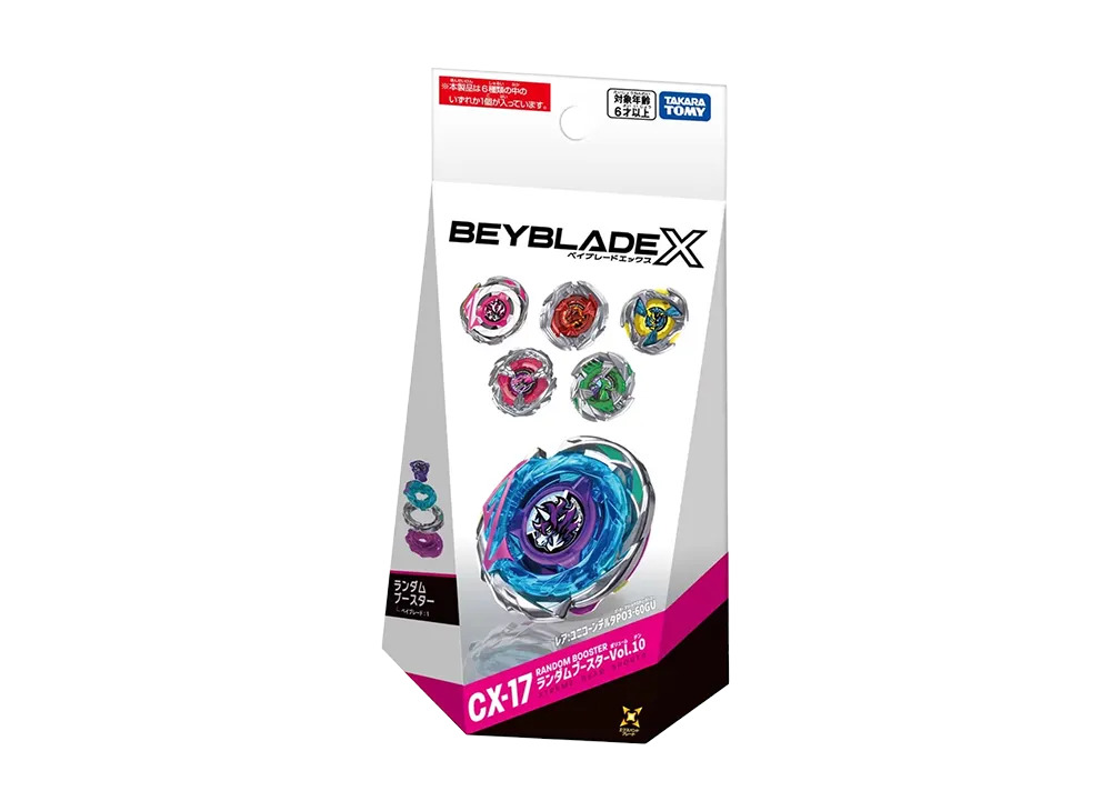 TAKARA TOMY "BEYBLADE X" CX-17 Random Booster Vol.10
