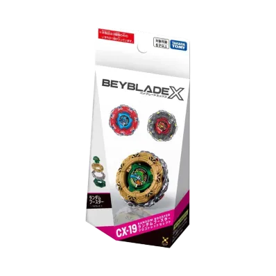 TAKARA TOMY "BEYBLADE X" CX-19 Random Booster Crocodile Red Select