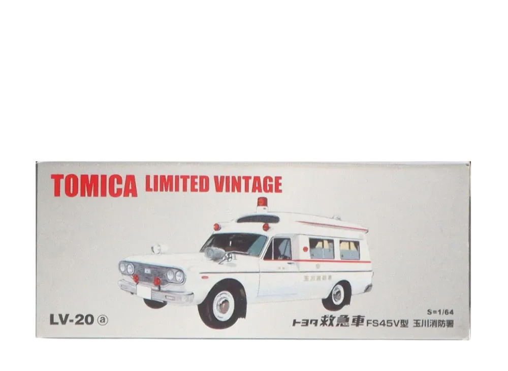 TOMYTEC "TOMICA LIMITED VINTAGE" 1/64 LV-20a Toyota Fs45V Type Ambulance