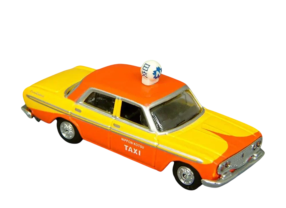 TOMYTEC "TOMICA LIMITED VINTAGE" 1/64 LV-03e Toyopet Crown (Nippon Kotsu Taxi) - ¥