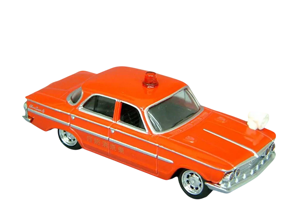 TOMYTEC "TOMICA LIMITED VINTAGE" 1/64 LV-02d Prince Gloria Fire Chief Car (Tokyo Fire Department)