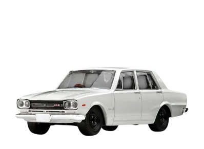 TOMYTEC "TOMICA LIMITED VINTAGE" 1/64 LV-176b Skyline 2000GT-R 69 Year (White)