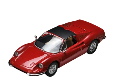 TOMYTEC "TOMICA LIMITED VINTAGE" 1/64 Dino 246 GTS (Red)