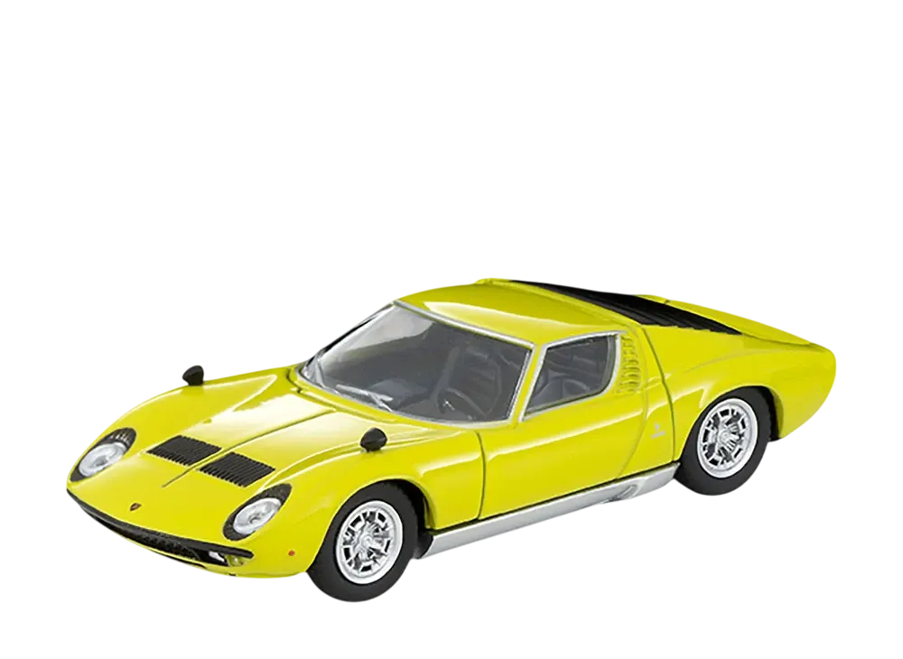 TOMYTEC "TOMICA LIMITED VINTAGE" 1/64 LV Lamborghini Miura S (Yellow Green) - ¥