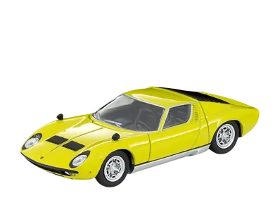 TOMYTEC "TOMICA LIMITED VINTAGE" 1/64 LV Lamborghini Miura S (Yellow Green)