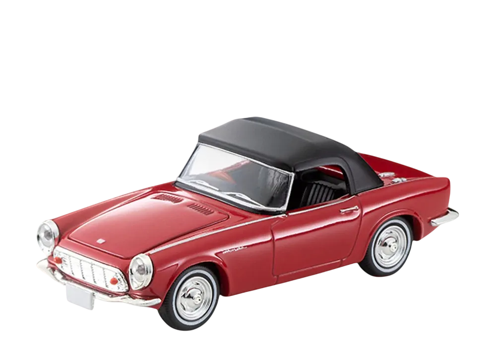 TOMYTEC "TOMICA LIMITED VINTAGE" 1/64 LV-199b Honda S600 Closed Top (Red)