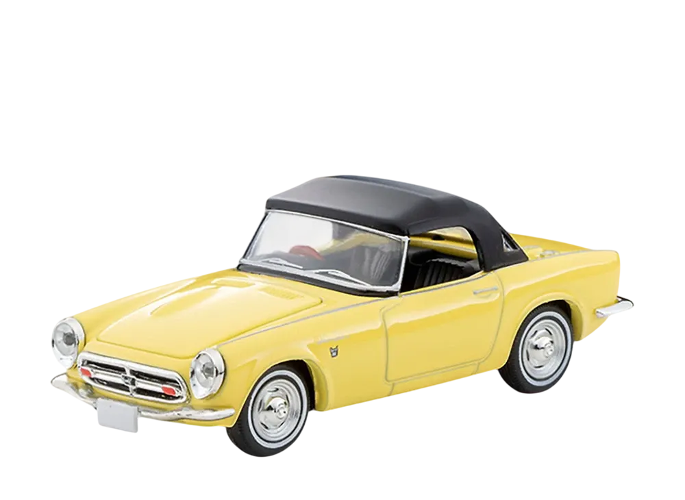 TOMYTEC "TOMICA LIMITED VINTAGE" 1/64 LV-200b Honda S800 Closed Top (Yellow)