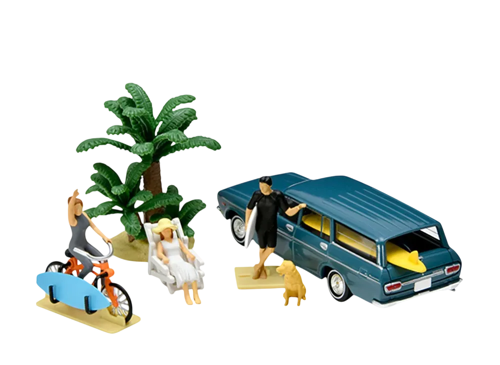 TOMYTEC "TOMICA LIMITED VINTAGE" 1/64 Geocolle 64 #Car Snap 19a Surfing