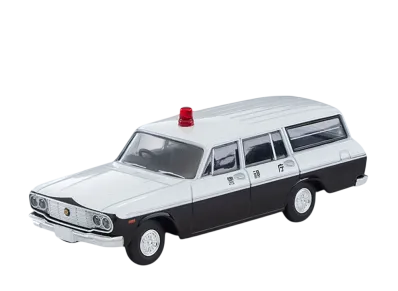 TOMYTEC "TOMICA LIMITED VINTAGE" 1/64 LV-204a Toyopet Masterline Patrol Car (Metropolitan Police Department)