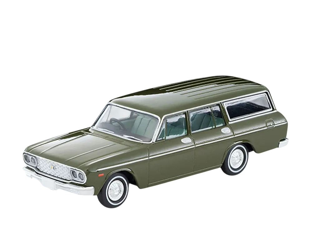 TOMYTEC "TOMICA LIMITED VINTAGE" 1/64 LV-206a Toyopet Crown Custom 1966 (Green)