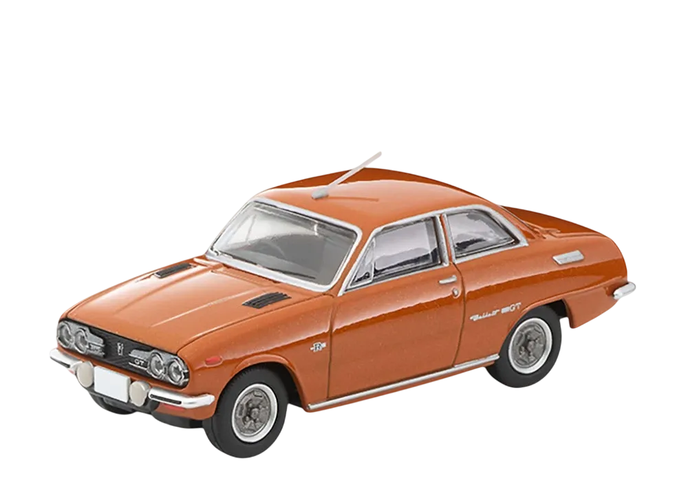 TOMYTEC "TOMICA LIMITED VINTAGE" 1/64 LV-137c Isuzu Bellett 1600 Gt Type R (Orange M) 1973 Year Model - ¥