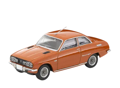 TOMYTEC "TOMICA LIMITED VINTAGE" 1/64 LV-137c Isuzu Bellett 1600 Gt Type R (Orange M) 1973 Year Model