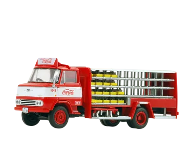 TOMYTEC "TOMICA LIMITED VINTAGE" 1/64 LV-92a Nissan 3.5T Truck Route Car (Coca-Cola)