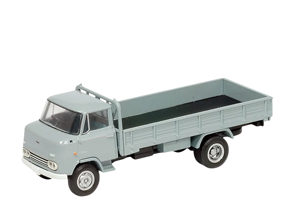 TOMYTEC "TOMICA LIMITED VINTAGE" 1/64 LV-80a Nissan 3.5 Ton Truck High Bed Bed (Gray) - ¥