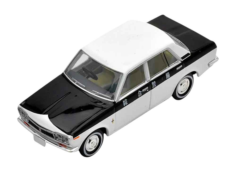 TOMYTEC "TOMICA LIMITED VINTAGE" 1/64 LV-79c Datsun Bluebird 1400DX Sogo Security Insurance