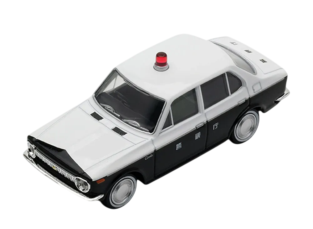TOMYTEC "TOMICA LIMITED VINTAGE" 1/64 LV-142a Toyota Corolla 1100 4 Door (Police Car) - ¥