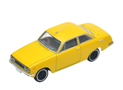 TOMYTEC "TOMICA LIMITED VINTAGE" 1/64 LV-136a Isuzu Bellett 1600Gt (Yellow)