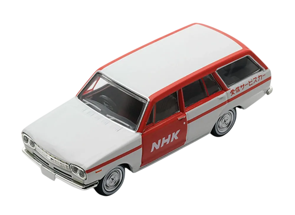TOMYTEC "TOMICA LIMITED VINTAGE" 1/64 LV-50c Nissan Skyline Van (Nhk Reception Service Car)