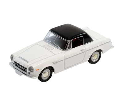 TOMYTEC "TOMICA LIMITED VINTAGE" 1/64 LV-131b Datsun Fairlady 2000 (White)