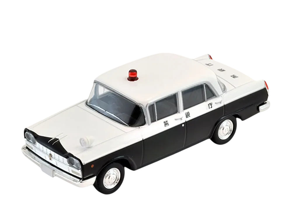 TOMYTEC "TOMICA LIMITED VINTAGE" 1/64 LV-128a Nissan Cedric Patrol Car (Metropolitan Police Department) - ¥