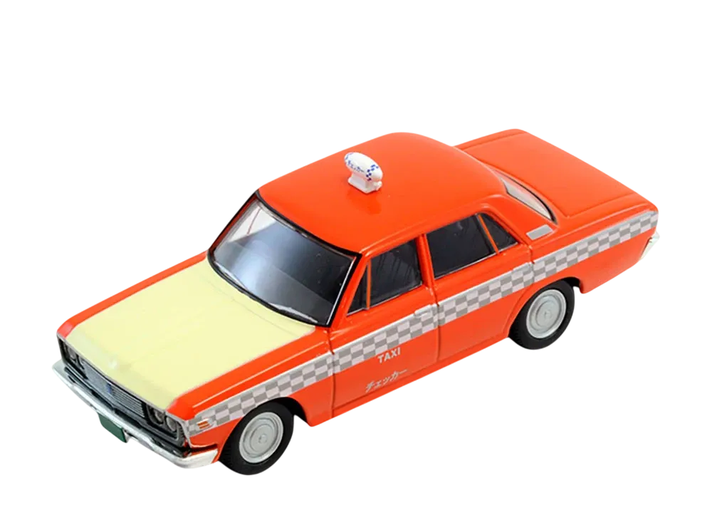 TOMYTEC "TOMICA LIMITED VINTAGE" 1/64 LV-129b Toyopet Crown Taxi (Checker Cab)
