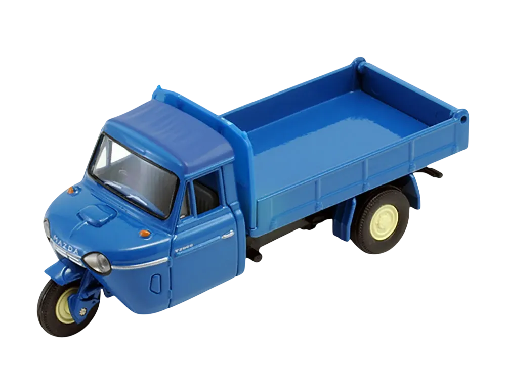 TOMYTEC "TOMICA LIMITED VINTAGE" 1/64 LV-123a Mazda T2000 Dump Truck (Blue)