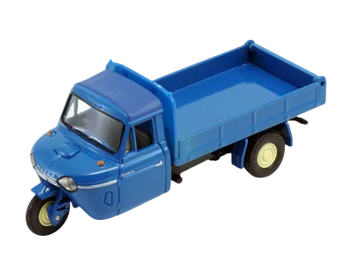 TOMYTEC "TOMICA LIMITED VINTAGE" 1/64 LV-123a Mazda T2000 Dump Truck (Blue)