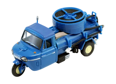 TOMYTEC "TOMICA LIMITED VINTAGE" 1/64 LV-122b Mazda T2000 Sanitation Vehicle (Blue)