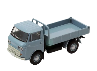 TOMYTEC "TOMICA LIMITED VINTAGE" 1/64 LV-121a Mazda E2000 Dump Truck (Blue)