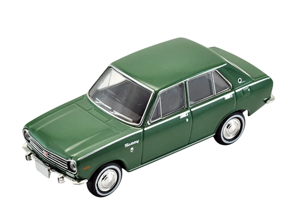 TOMYTEC "TOMICA LIMITED VINTAGE" 1/64 LV-116a Datsun Sunny 1000 4-Door Sports Deluxe (Green) 1969