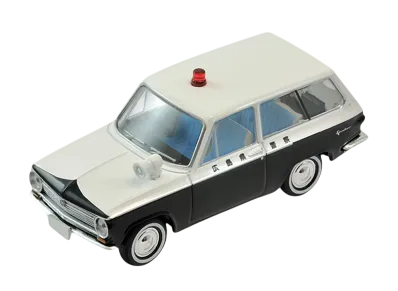 TOMYTEC "TOMICA LIMITED VINTAGE" 1/64 LV-102a Familia Van Police Car (Hiroshima Prefectural Police)