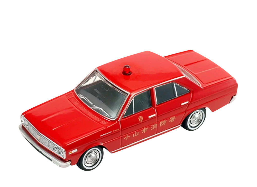 TOMYTEC "TOMICA LIMITED VINTAGE" 1/64 LV-96a Nissan Cedric Fire Command Vehicle (Oyama City Fire Department)
